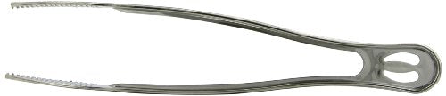 Reflections Heavyweight Plastic Serving Tong, 9-Inch, Silver (40-Count)