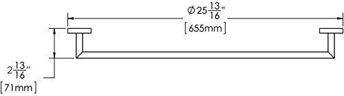 Speakman Sa-2007-Bn Neo 24 In. Towel Bar, Brushed Nickel