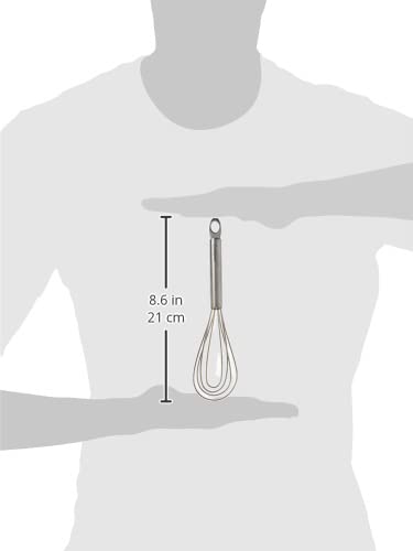 Cuisipro Silicone Flat Whisk 8'' Frosted