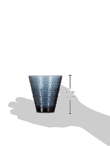 Iittala Kastehelmi Tumbler 10 Oz Dark Grey Set Of 2