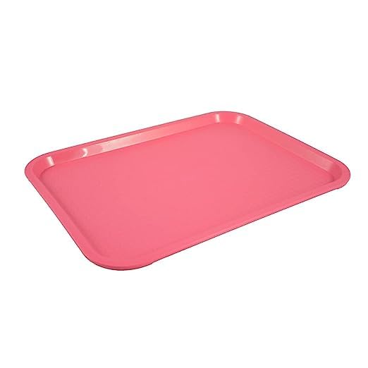 Chintavan Enterprise Serving Plate Rectangular Unbreakable Plastic Trays For Drink Breakfast Tea Dinner Coffee Salad Food For Di