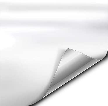 Vvivid Satin Finish Premium Adhesive Vinyl Wrap Film (15Ft X 5Ft (White))