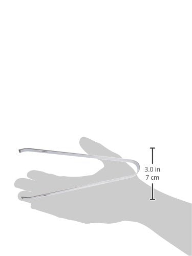 Tablecraft Stainless Steel Ice Tongs  6.75''  Metallic