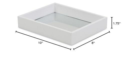 Cheung 'S Fp-3987W White Raised Bubble Tray With Mirror