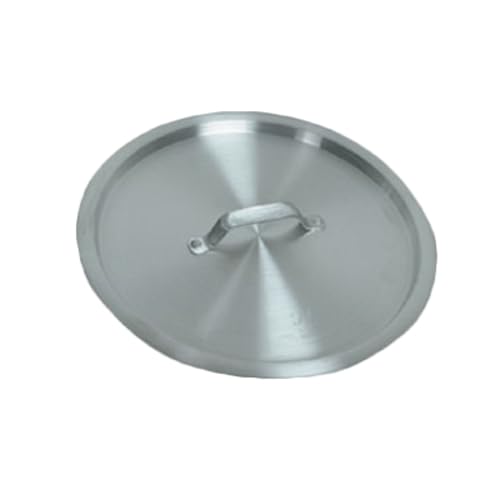 FSE ALSKSS101 Sauce Pan Lid, 11/2 qt, 63/4 Dia. x 3/8 Thickness, Sauce Pan Lid with 1H Lid Handle, Aluminum, 1mm Thickness,