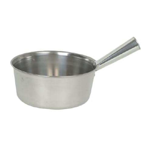 FSE SLWL001 Water Ladle, 2 Quart Capacity, 81/4 Dia., Flat Base, Welded Handle, RustFree, Stainless Steel, MirrorFinish