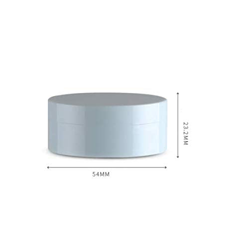 Dnhcll 3Pcs 5Ml High-Grade Empty Powder Box,Travel Portable Plastic Empty Powder Case Make-Up Loose Powder Puff Box Container Wi