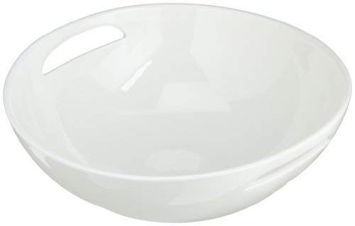 10 Strawberry Street Whittier 13.5''/96 Oz Handled Bowl, White
