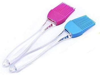 Puhbrhy (Set Of 2, Big, 9 Inch Each) Silicon Oil Basting & Pastry Brushes For Grilling, Tandoor, Cooking, Baking, Glazing, Bbq K