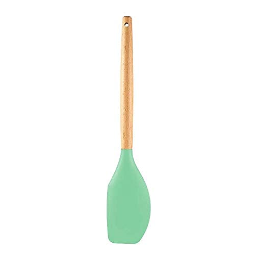 Kunya Silicone Spatula Cooking Utensils Kitchen Utensil Set Heat Resistant Wooden Handles Kitchen Gadgets Tools Set For Nonstick