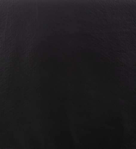 Yourtablecloth Heavy Duty Vinyl Rectangle or Square Tablecloth - 6 Gauge - Flannel Backed - Wipeable Tablecloth with Vivid Colors & Many Sizes 52 x 52 Black