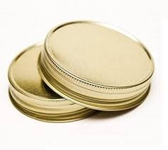 Nakpunar 12 Pcs Gold Mason Jar Lids - Regular Mouth - Made In Usa