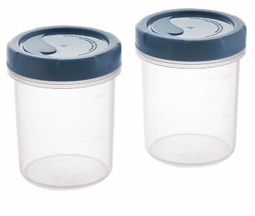 All Time Twister Airtight Food Storage Container Set Of 2 | 300Ml Each | Bpa Free Leakproof Round Plastic Kitchen Containers Wit