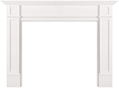 The Marshall 56 Inch Fireplace Mantel Mdf White Pain
