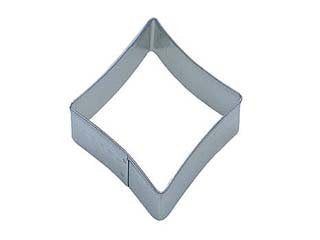 R&M Diamond 3.25'' Cookie Cutter In Durable, Economical, Tinplated Steel