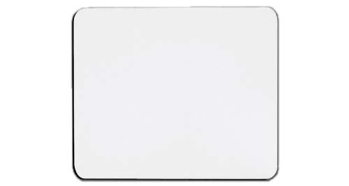 10 Pieces Sublimation Blank White & Black Rubber Base Fabric Surface Square Coasters 1/8'' Thick Heat Press Thermal Transfer Dye
