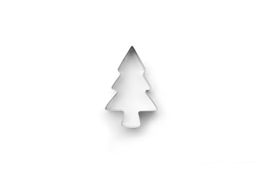 Fox Run Christmas Tree Cookie Cutter, 3-Inch, Stainless Steel