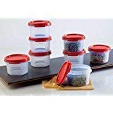 Tupperware Plastic Container Set 200Ml, Set Of 8, Blue