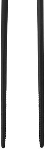 Mercer Culinary 18-8 Stainless Steel Precision Plus Chef Plating Tong, Offset, 6-1/2 Inch Tip, Matte Black