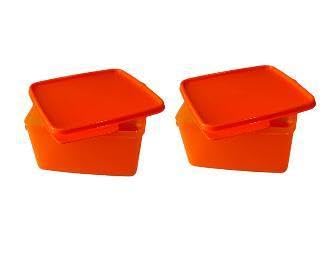 Tupperware Keep Tab M Plastic Utility Container 1200 Ml Pack Of 2 (Multicolor)