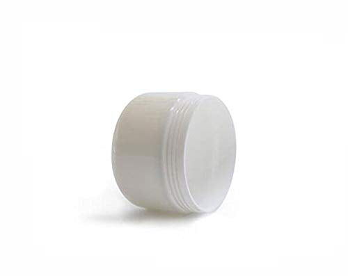 6Pcs 250Ml/8 Oz White Empty Plastic Cosmetic Containers With Round Lid For Face Cream Diy Body Scrub Mask Lotion Storage Jar Pot
