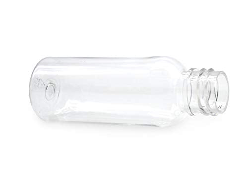 30Ml 1 Oz Plastic Pour Bottle With Flip Cap Empty Travel Sample Containers Jar For Emollient Water Shower Gel Emulsion - Pack Of