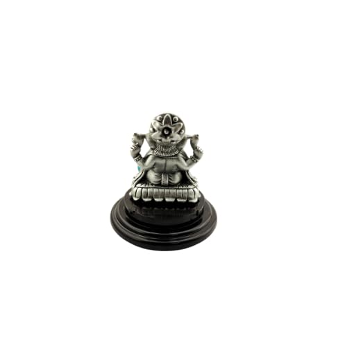 Silverspot Jewel 999 Pure Silver Ganesha/Vinayak Idol With Acrylic Base