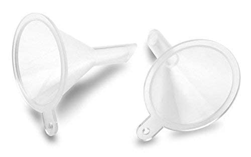 Isnuff Mini Funnel Small Funnel 5-Pack For Lab Bottles, Sand Art, Perfumes, Spices, Powder Funnel, Essential Oils, Recreational