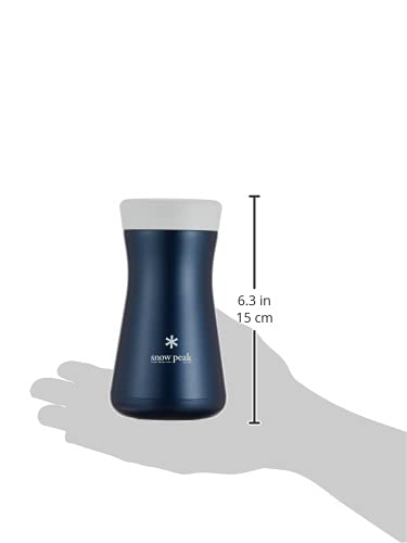 Snow Peak'S Tsuzumi Bottle 350, Tw-350Nv, Stainless Steel, Vacuum-Sealed, Double-Walled, Made In Japan, Lifetime Product Guarant