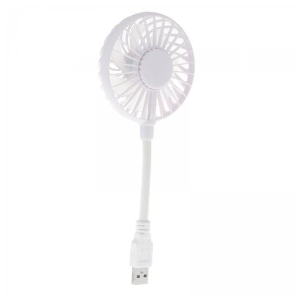 Trendynest 3Xmini Portable Usb Fan Desk Fan Bendable Cable For Travel Commute Lightweight White 28X8X2.8Cm