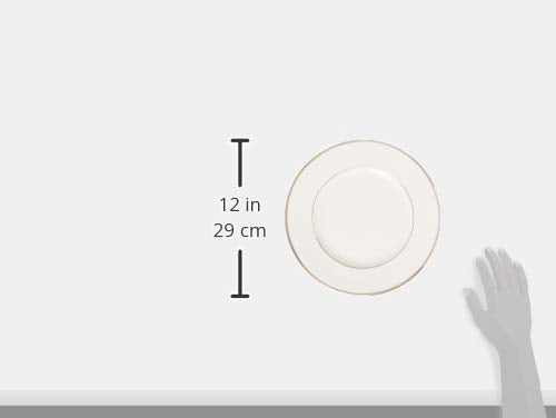 Kate Spade New York Sugar Pointe Dinner Plate, 1.15 Lb, White