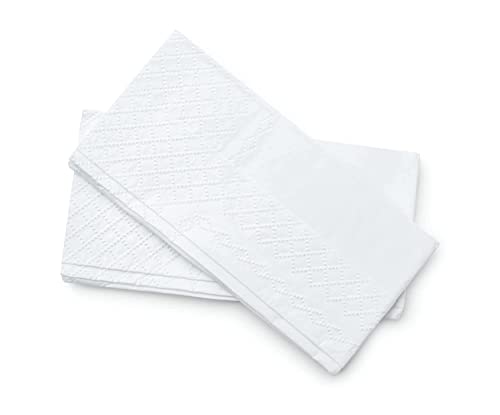 17 X 15- 2 Ply White Dinner Napkins- Case Of 3,000Ct