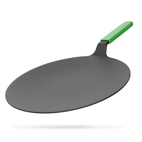 Esspy 26Cm/10Inch Pre-Seasoned Cast Iron Roti Tawa With Silicon Sleeve, Iron Tawa For Chapati/Phulka, Even Heat Distributor, Ret