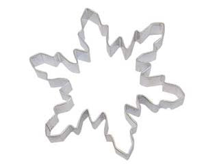R&M Snowflake Wide 5'' Cookie Cutter In Durable, Economical, Tinplated Steel