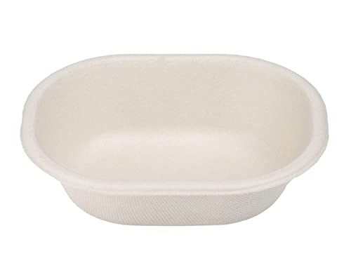 Sanwalsa Disposable Hard Paper Bowl, 250Ml, Set Of 50, Beige