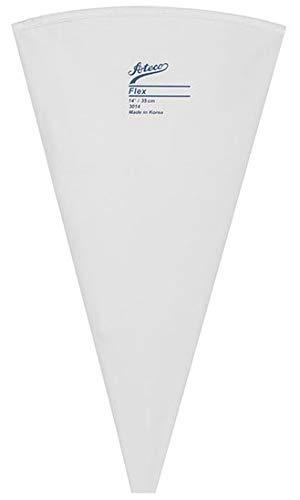 Ateco Flex Decorating Bag, Coated Nylon, 12-Inch, Reusable, White