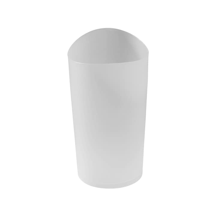 Rubbermaid Spa Works Vanity Wastebasket, Home/Bathroom/Office/Kitchen/Bedroom Trash Can, Small 2.25 Gallon, Plastic, Clear