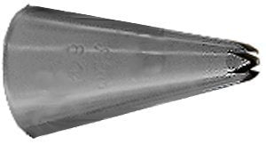 Ateco Pastry Tube - Closed Star - Size 1