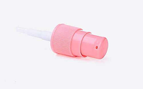 Xingzi 12Pcs 10Ml 0.34Oz Portable Empty Refillable Clear Plastic Lotion Pump Bottle With Pink Press Pump Head Cosmetic Make-Up F