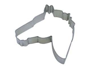 R&M Cookie Cutter, 4.5-Inch, Horse Head, Tinplated Steel