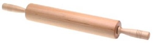 Fletchers' Mill Rolling Pin, Maple - 15 Inch, Professional Rolling Pin For Baking, Pasta, Pie, Cookie Dough, Made In U.S.A.