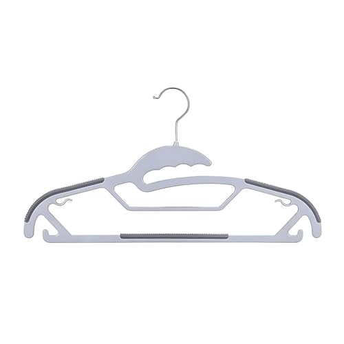 Soros Clothes Hangers (Pack Of 10) With Non-Slip Pads, Space Saving, 6 Mm Thickness, Super Lightweight Organizer, Clothes Hanger