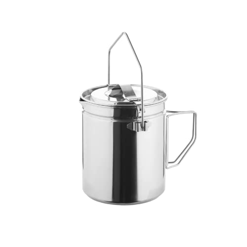 Fire Maple Antarcti 1.2L Camping Pot With Lid | Sus304 Stainless Steel Bushcraft Gear | Hangable Campfire Cooking Equipment