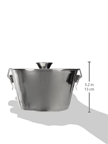 Ibili Stainless Steel Flan Mold 61 Oz, Made In Spain, Water Bath Cheesecake Pan, Pudding Pan For Baking With Lid