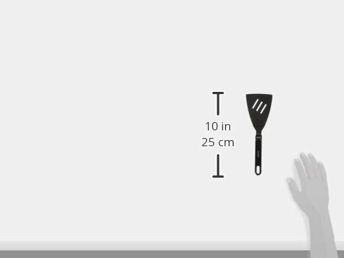 Norpro Black Heat Resistant Nylon Stir-Fry Spatula w/ NonSkid Handle 917 (2-Pack)