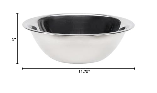 Vollrath 5-Quart Economy Mixing Bowl, Stainless Steel (47935)