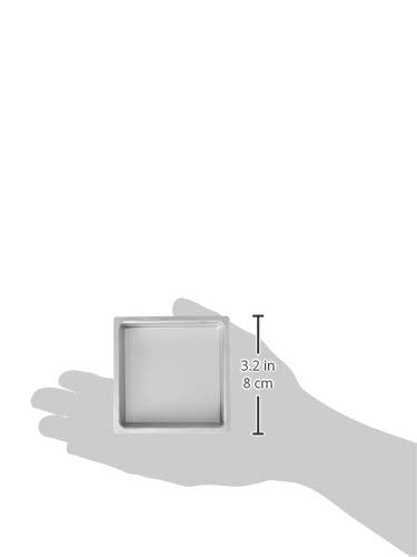Ny Cake Anodized Aluminum Square Cake Pans (8 Inch X 8 Inch X 3 Inch)