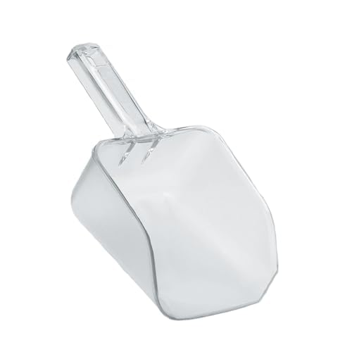 Rubbermaid Commercial Products Bouncer Ice Scoop, 32 Ounce, Clear, For Ingredient Bins Or Freezer, Small Plastic
