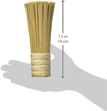 7'' Cleaning Whisk Pot Sweep Bamboo Pot Wash Brush Kitchen