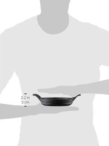 Staub Cast Iron 6-Inch Round Gratin Baking Dish - Matte Black, Made In France